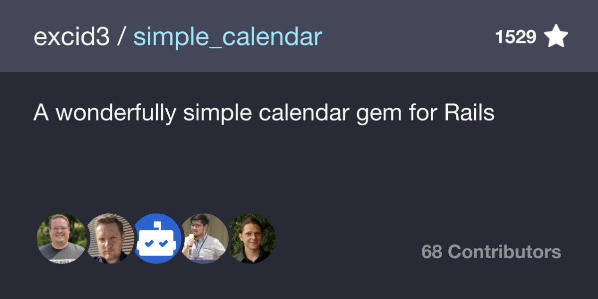 Simple Calendar gem